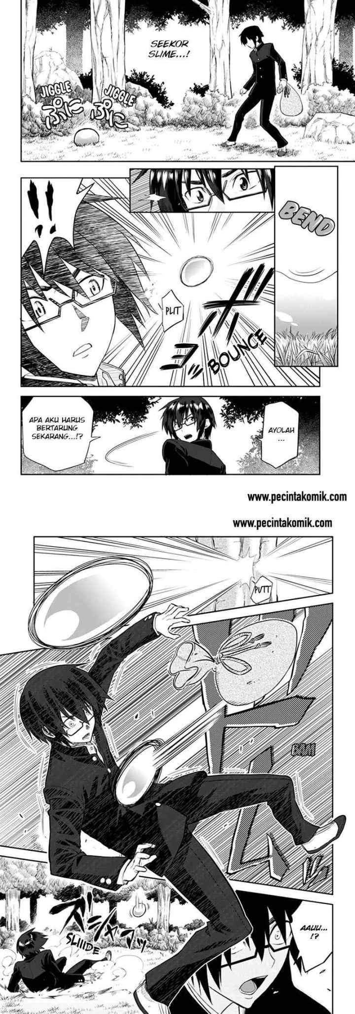 Konjiki no Moji Tsukai: Yuusha Yonin ni Makikomareta Unique Cheat chapter 2 halaman 10