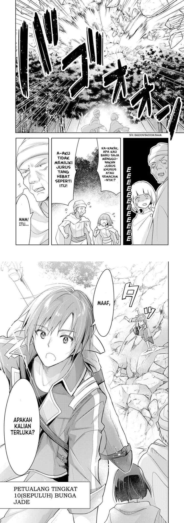 Uketsukejo ni Kokuhaku Shitakute Girudo ni Kayoitsumetara Eiyu ni Natteta chapter 1 halaman 9