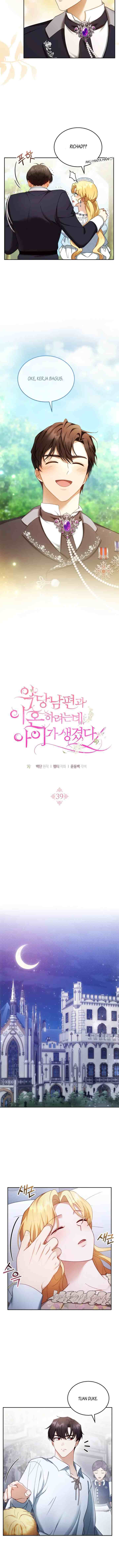 I Am Trying To Divorce My Villain Husband, But We Have A Child chapter 39 halaman 7