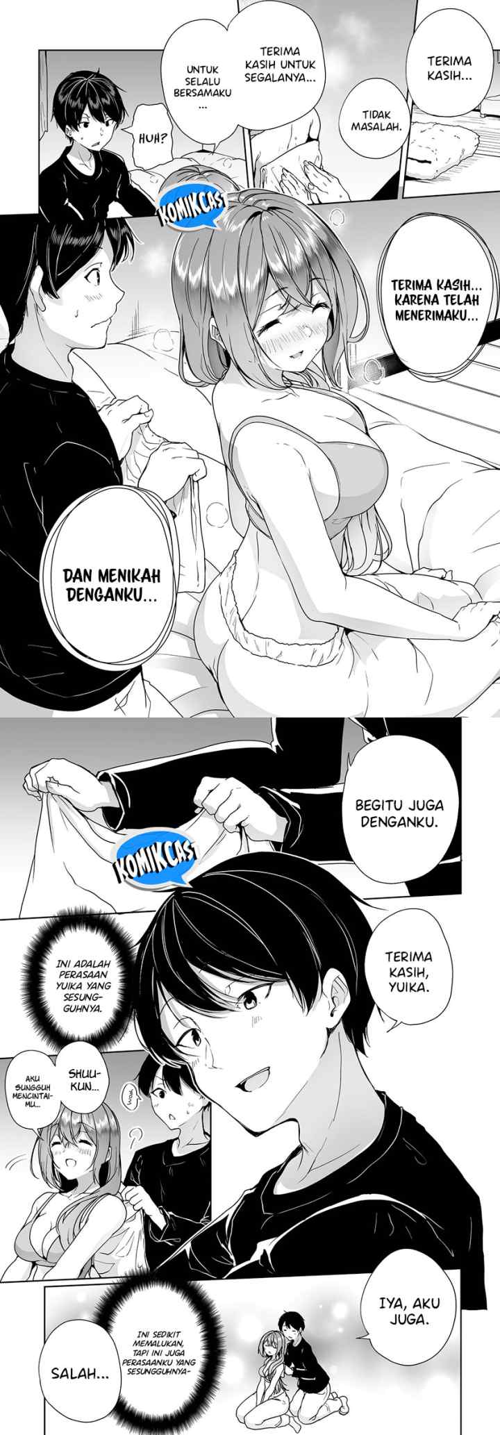 Danshi dato Omotteita Osananajimi to no Shinkon Seikatsu ga Umakuiki sugiru Kudan ni Tsuite chapter 6 halaman 4