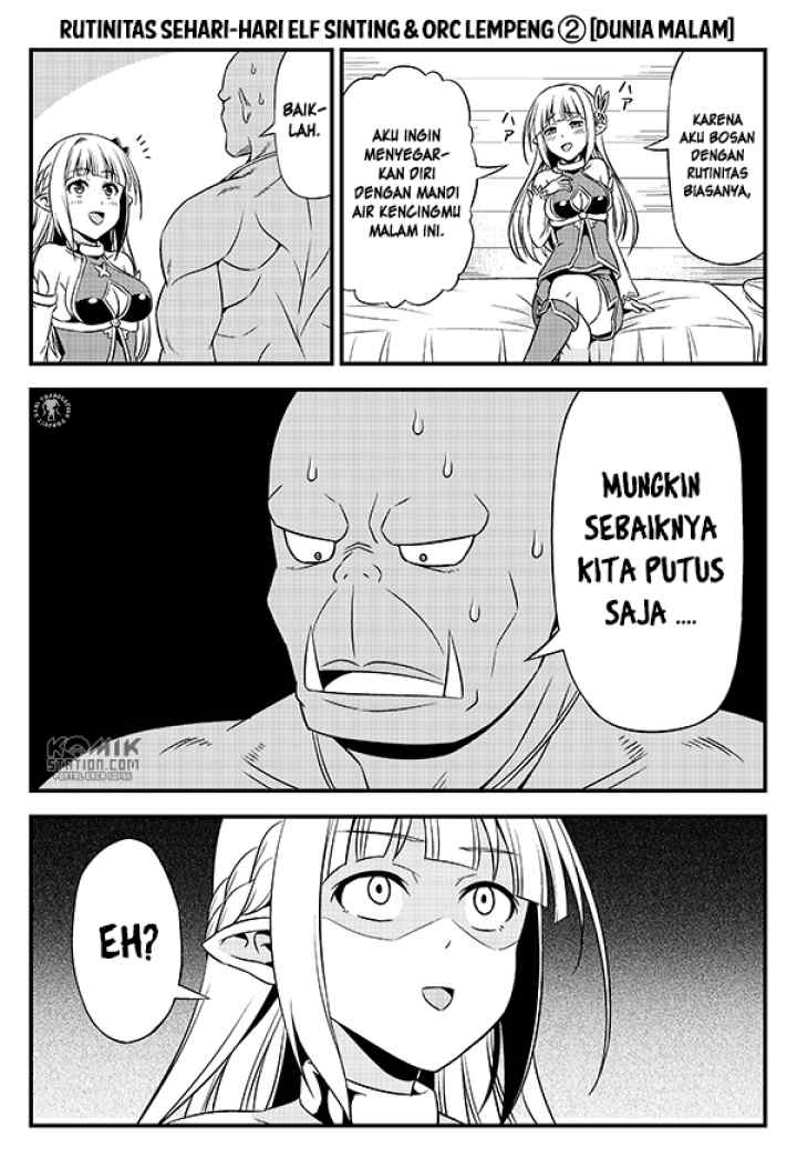 Hentai Elf to Majime Orc chapter 9.5 halaman 6