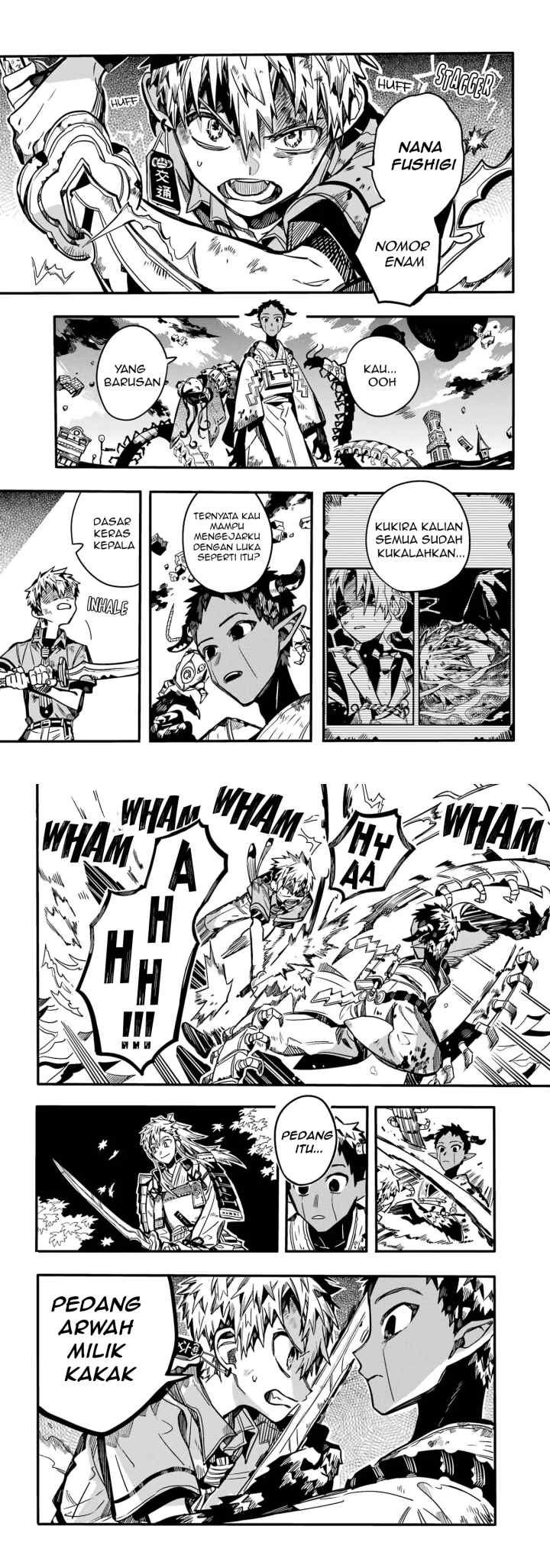 Jibaku Shounen Hanako-kun chapter 90 halaman 4