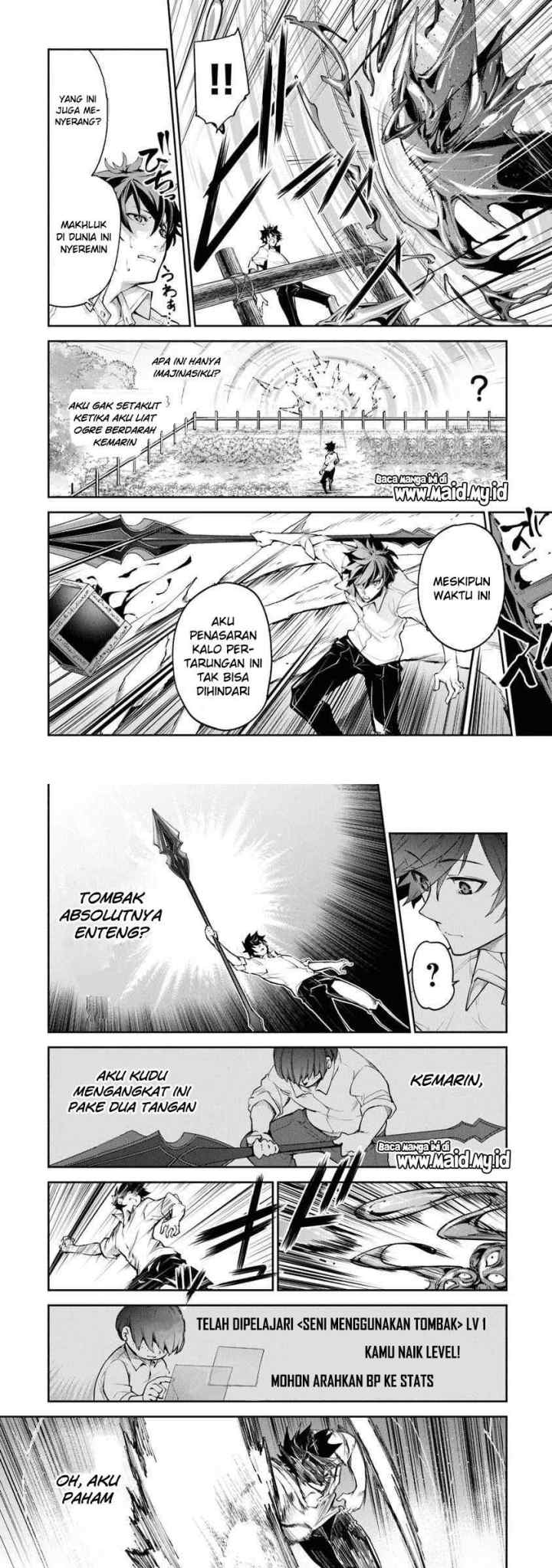 Isekai de Cheat Skill wo te ni Shita ore wa, Genjitsu Sekai wo mo Musou Suru ~Level Up wa Jinsei wo Kaeta~ chapter 3 halaman 7