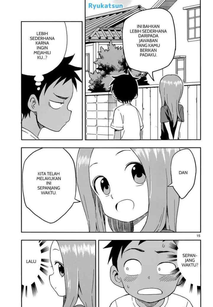 Karakai Jouzu no Takagi-san chapter 92 halaman 16