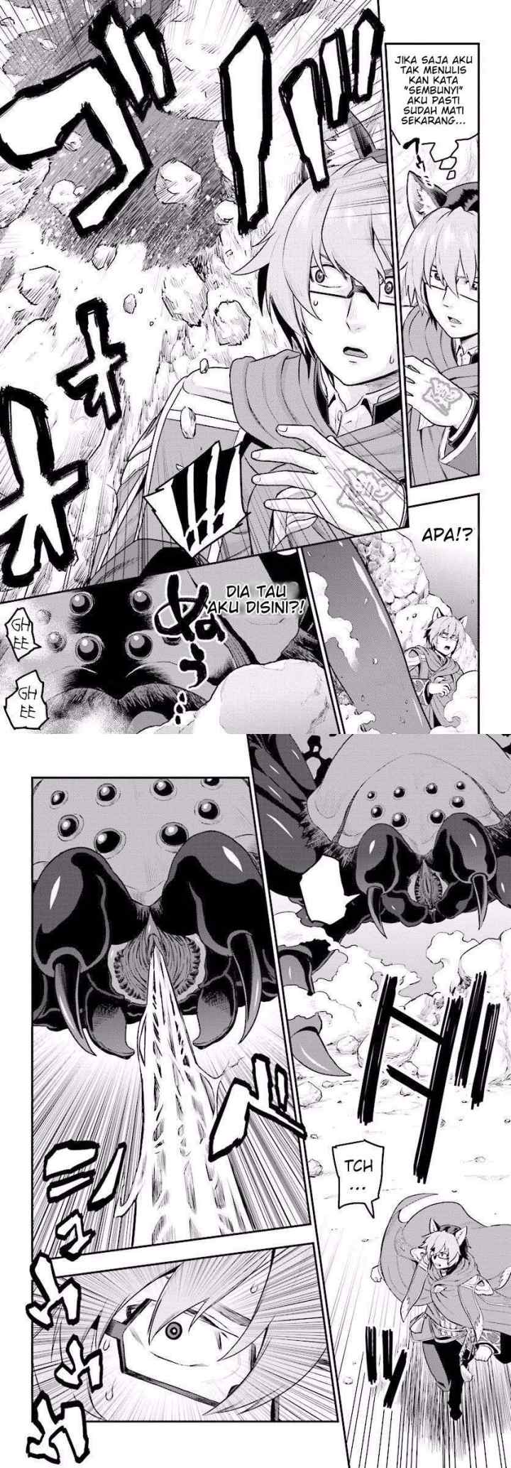 Konjiki no Moji Tsukai: Yuusha Yonin ni Makikomareta Unique Cheat chapter 22 halaman 4