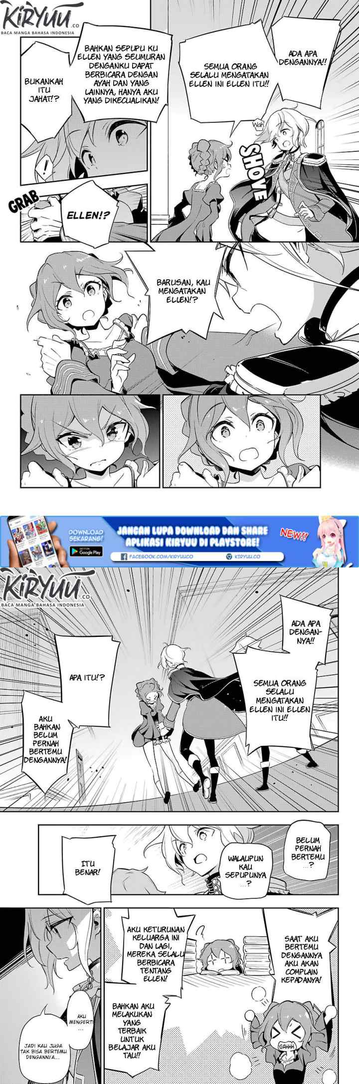 Chichi wa Eiyuu Haha wa Seirei Musume no Watashi wa Tenseisha chapter 19 halaman 6