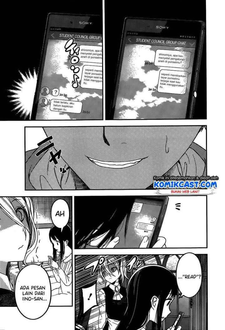 Kaguya-sama wa Kokurasetai: Tensai-tachi no Renai Zunousen chapter 102 halaman 14