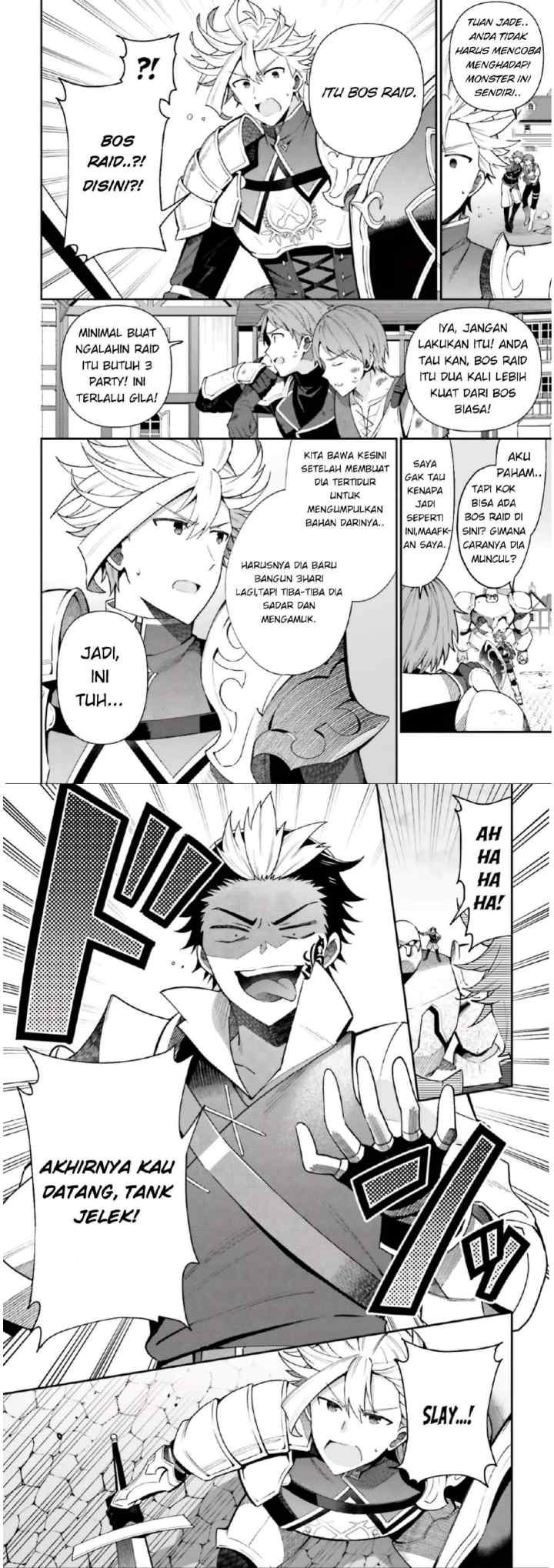 Guild no Uketsukejou desu ga, Zangyou wa Iyananode Boss wo Solo Tobatsu shiyou to Omoimasu chapter 5 halaman 4