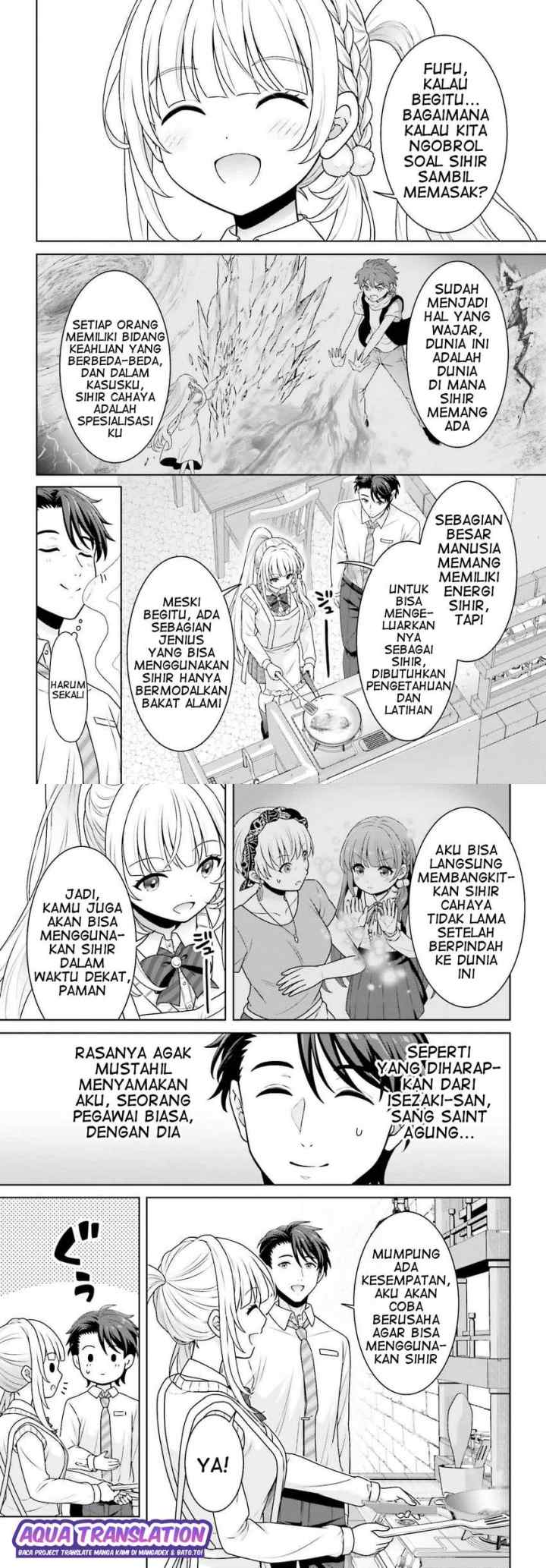 Gokinjo JK Isezaki-san wa Isekaigaeri no Daiseijo chapter 3 halaman 6