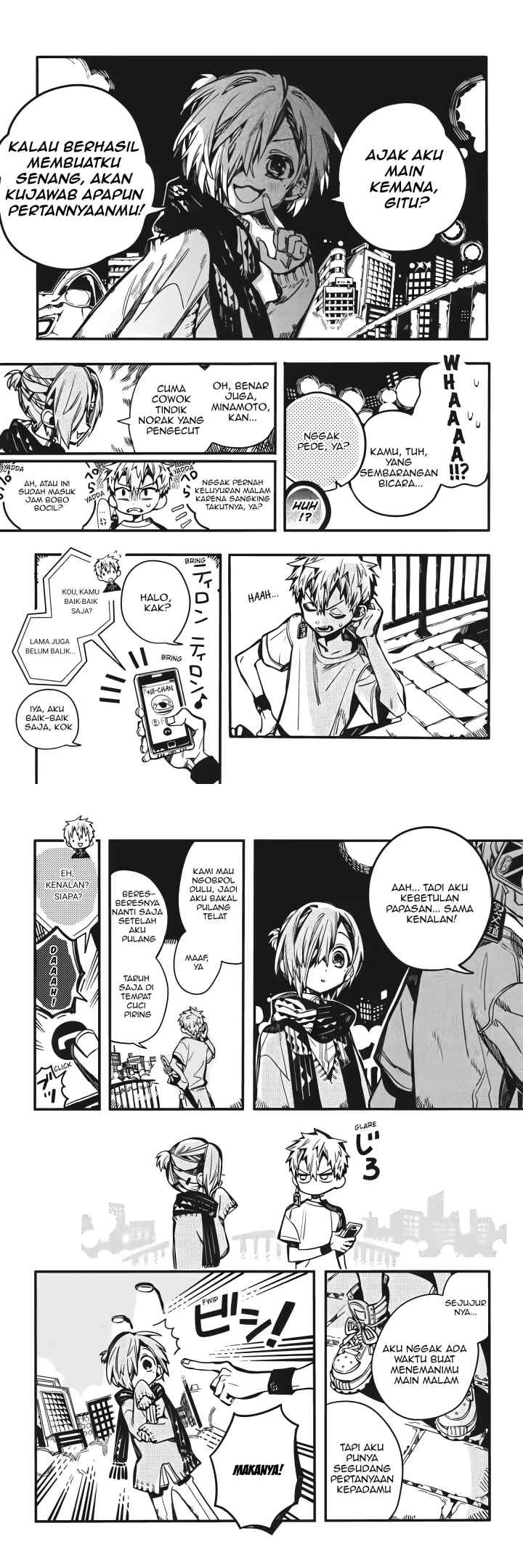 Jibaku Shounen Hanako-kun chapter 98 halaman 4
