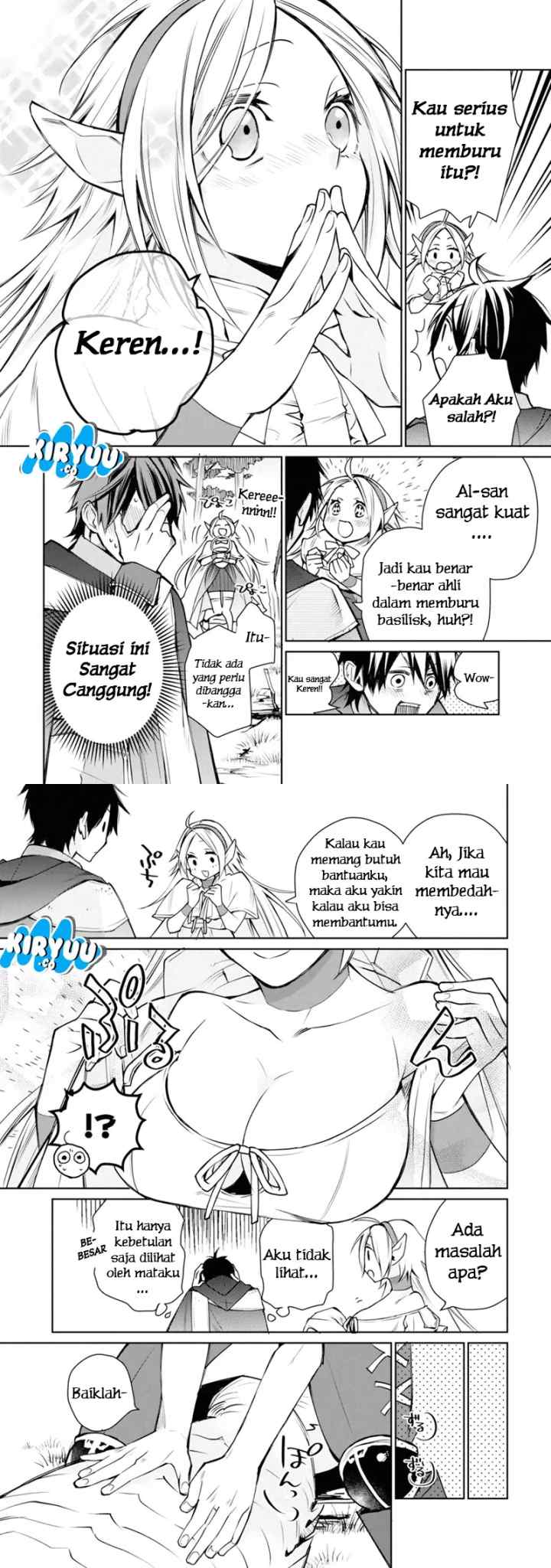 Saikyou no Madoshi. Hisa ni Ya wo Ukete Shimatta no de Inaka no Eihei ni Naru chapter 1.3 halaman 5