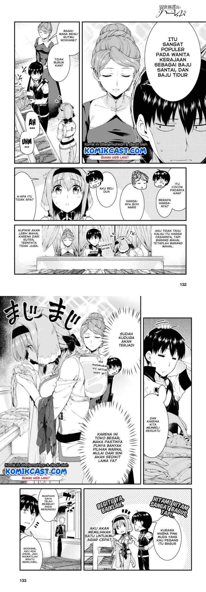Isekai Meikyuu de Harem wo chapter 35 halaman 10