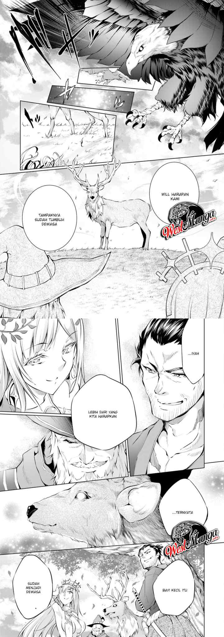 Kamigami ni Sodaterare Shimo no, Saikyou to Naru chapter 1.2 halaman 4