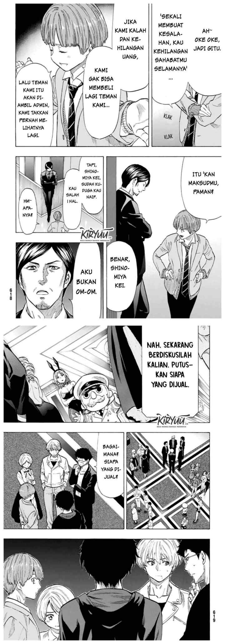 Tomodachi Game chapter 49 halaman 12