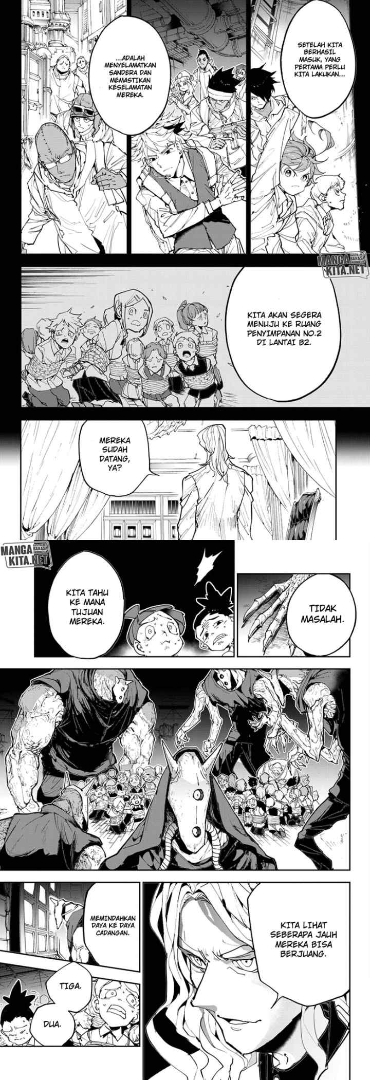 Yakusoku no Neverland chapter 166 halaman 4