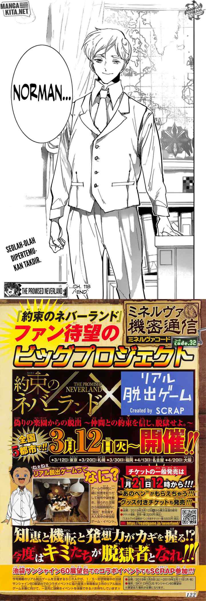 Yakusoku no Neverland chapter 118 halaman 10
