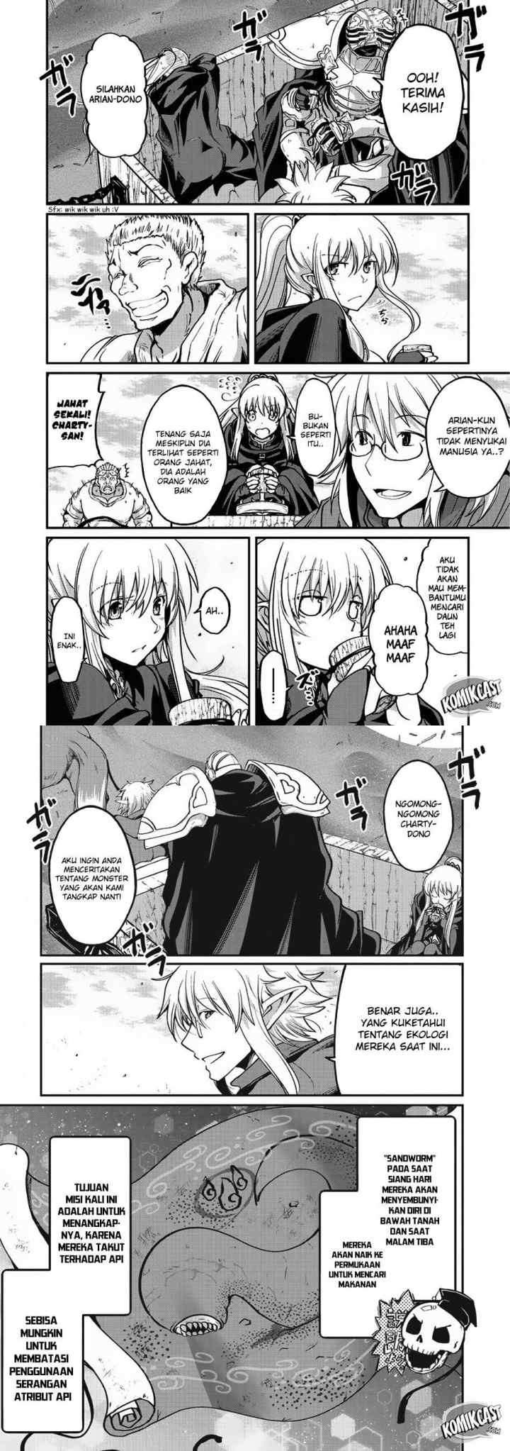Gaikotsu Kishi-sama, Tadaima Isekai e Odekakechuu chapter 16 halaman 4