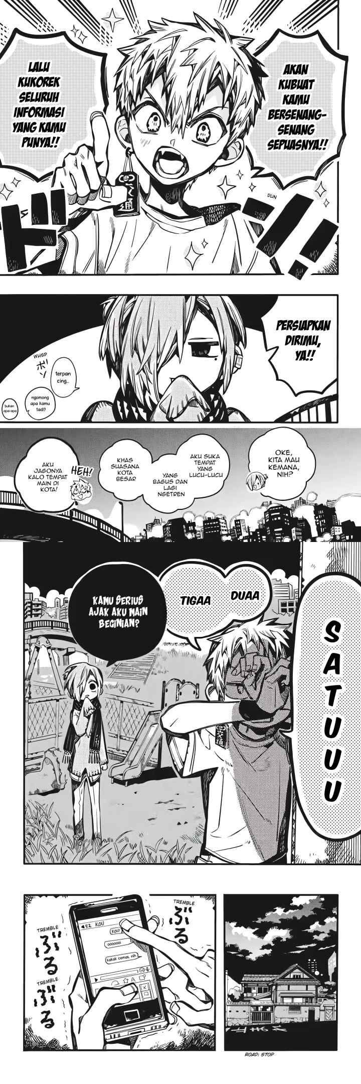 Jibaku Shounen Hanako-kun chapter 98 halaman 5