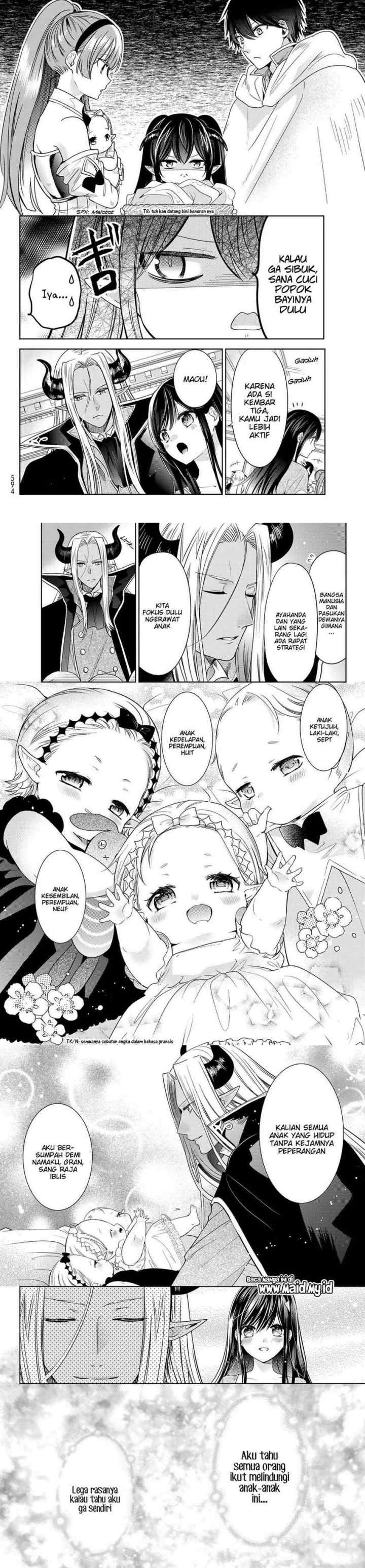 Isekai de Saikyo Mao no Kodomotachi no Mama ni Natchaimashita chapter 28 halaman 4