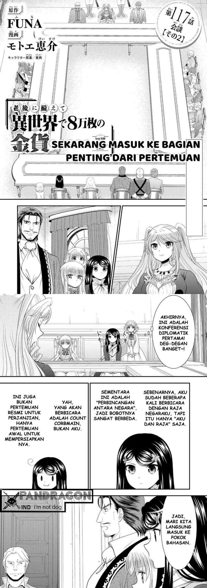 Rougo Ni Sonaete I Sekai De 8 Man-mai No Kinka O Tamemasu chapter 117 halaman 10