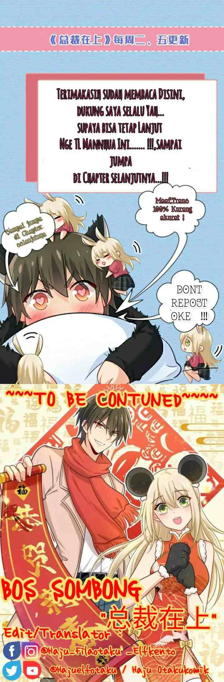 Bossy President chapter 587 halaman 14