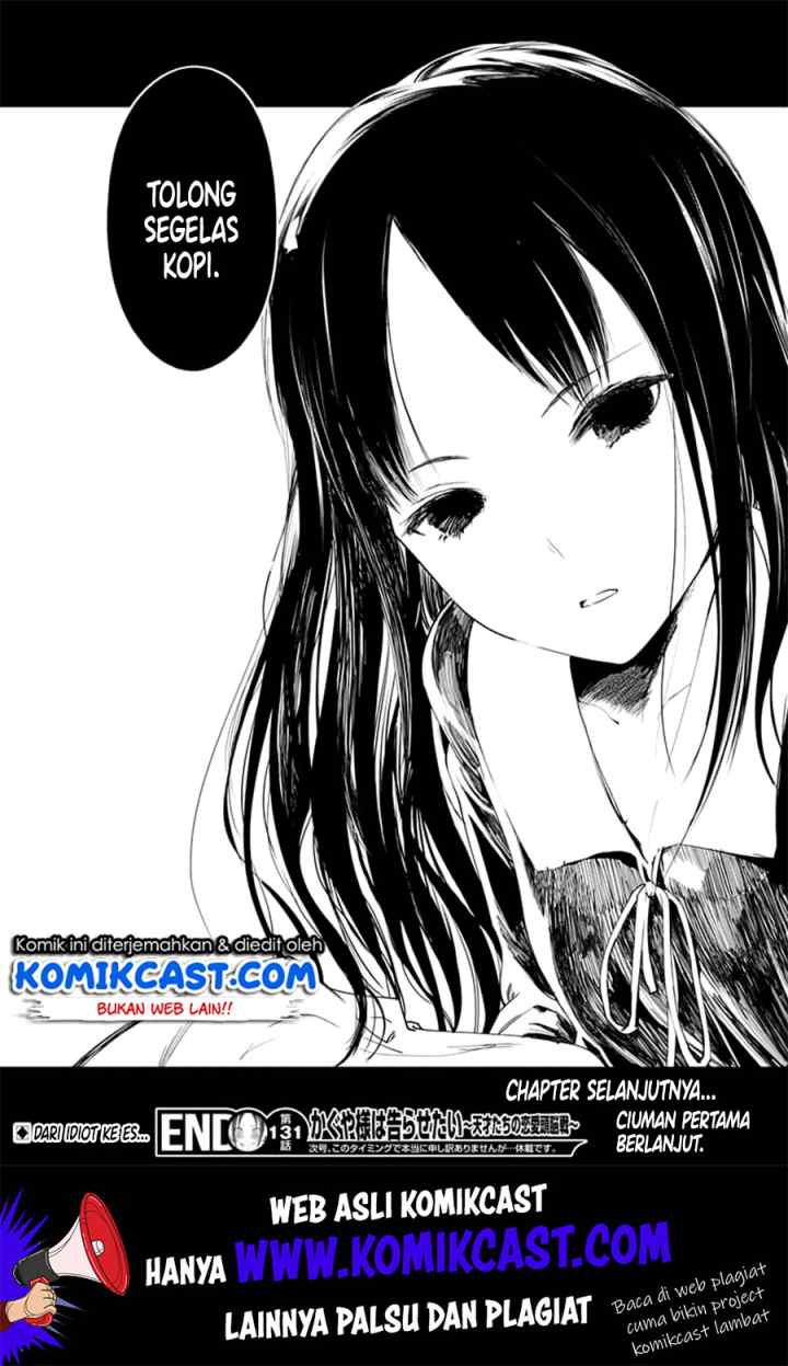 Kaguya-sama wa Kokurasetai: Tensai-tachi no Renai Zunousen chapter 141 halaman 19