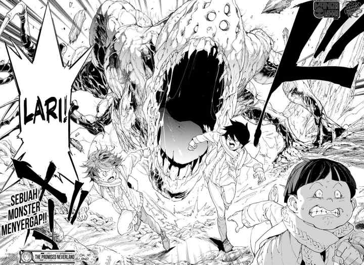 Yakusoku no Neverland chapter 41 halaman 19