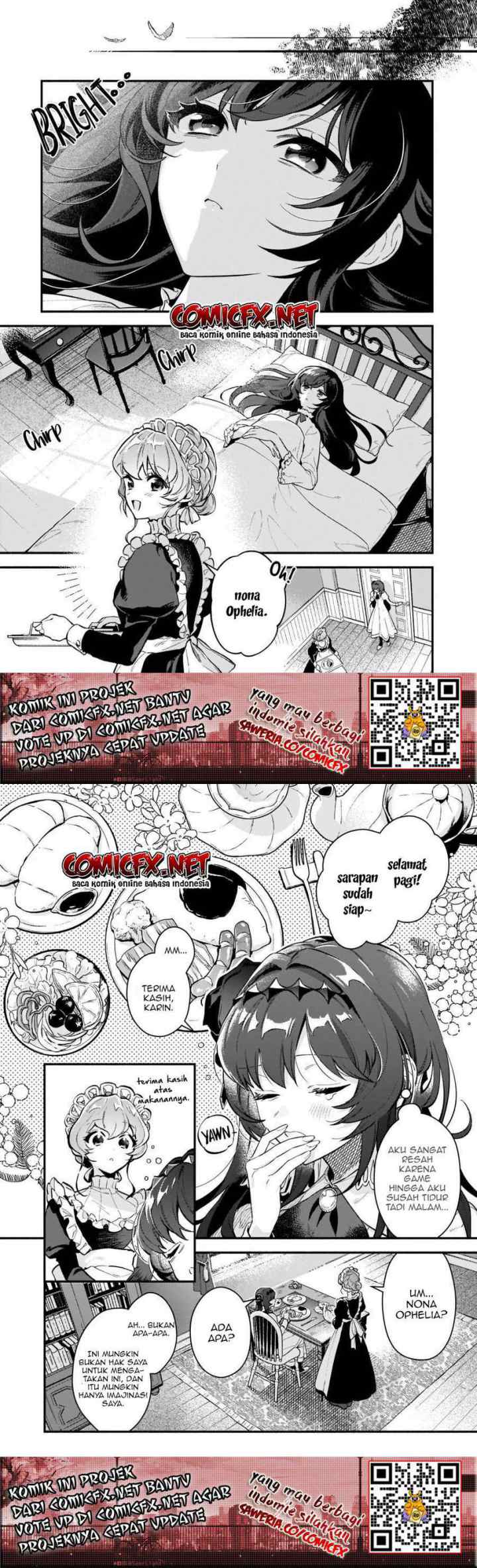 Akuyaku Reijou Route ga Nai Nante, Dare ga Itta no? chapter 8.1 halaman 8