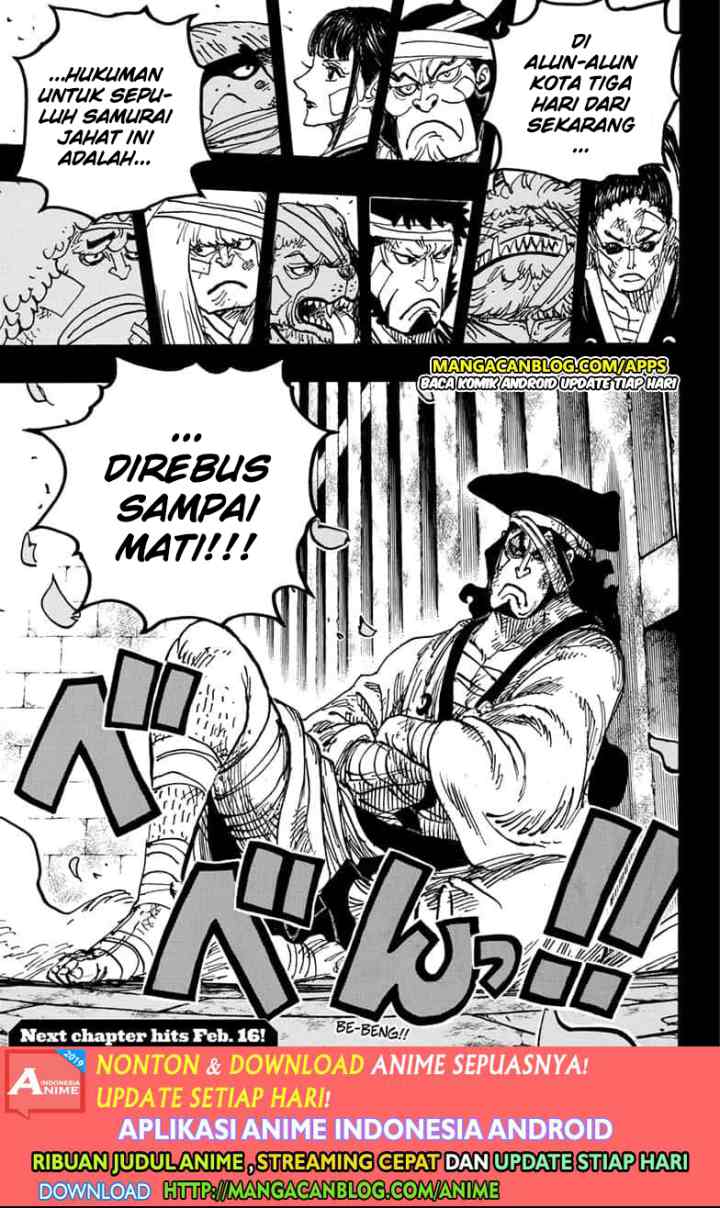 One Piece chapter 970 halaman 16