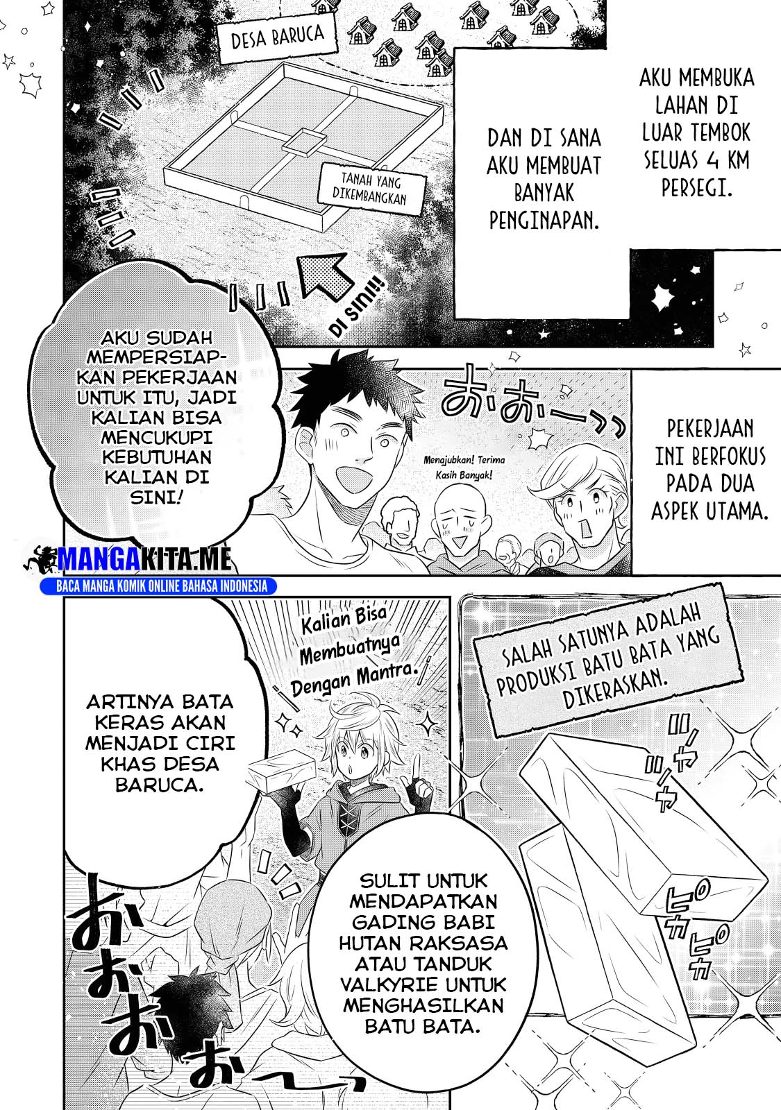 Isekai no Binbou Nouka ni Tensei Shitanode, Renga o Tsukutte Shiro o Tateru Koto ni Shimashita chapter 17.2 halaman 5