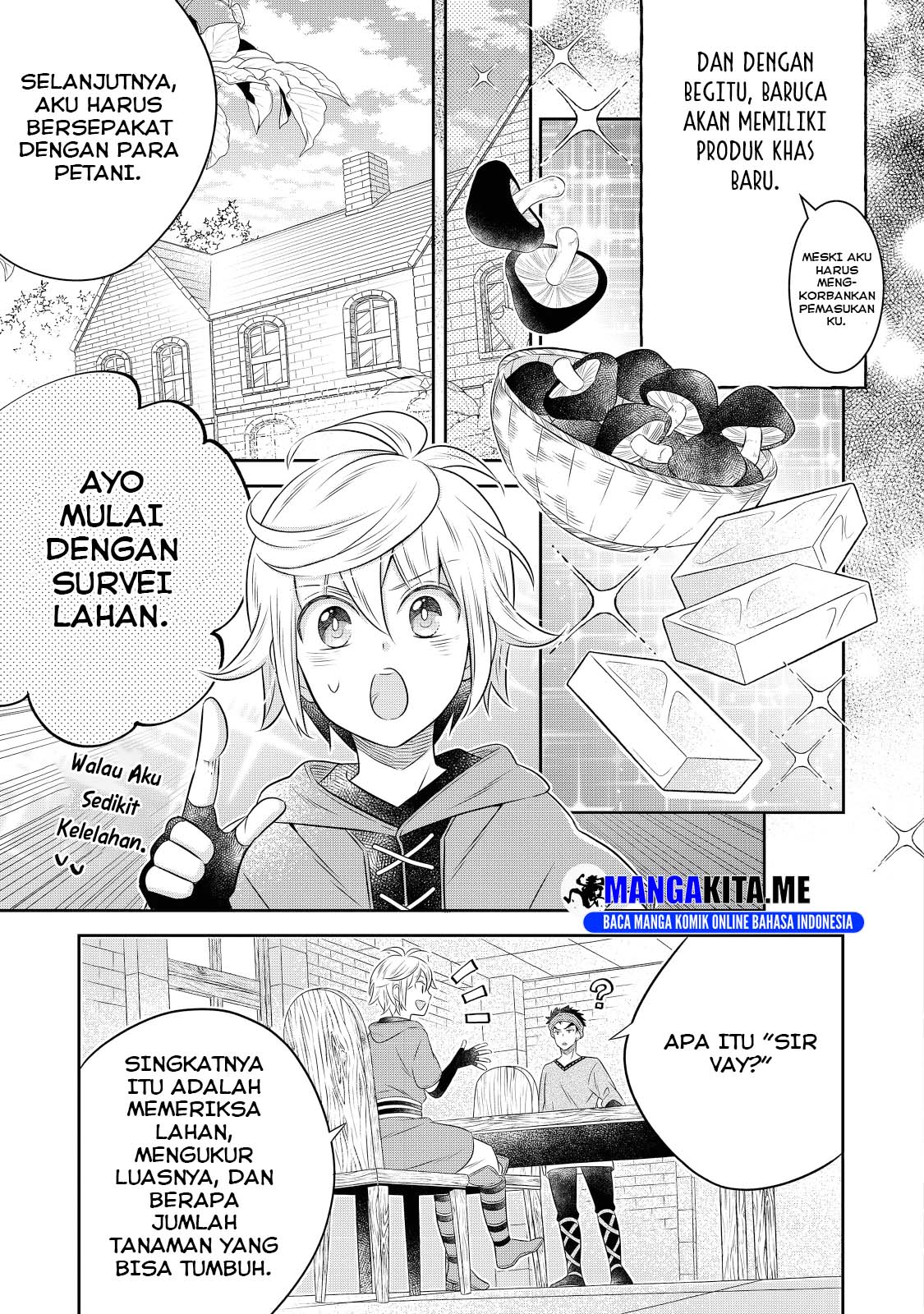 Isekai no Binbou Nouka ni Tensei Shitanode, Renga o Tsukutte Shiro o Tateru Koto ni Shimashita chapter 17.2 halaman 8