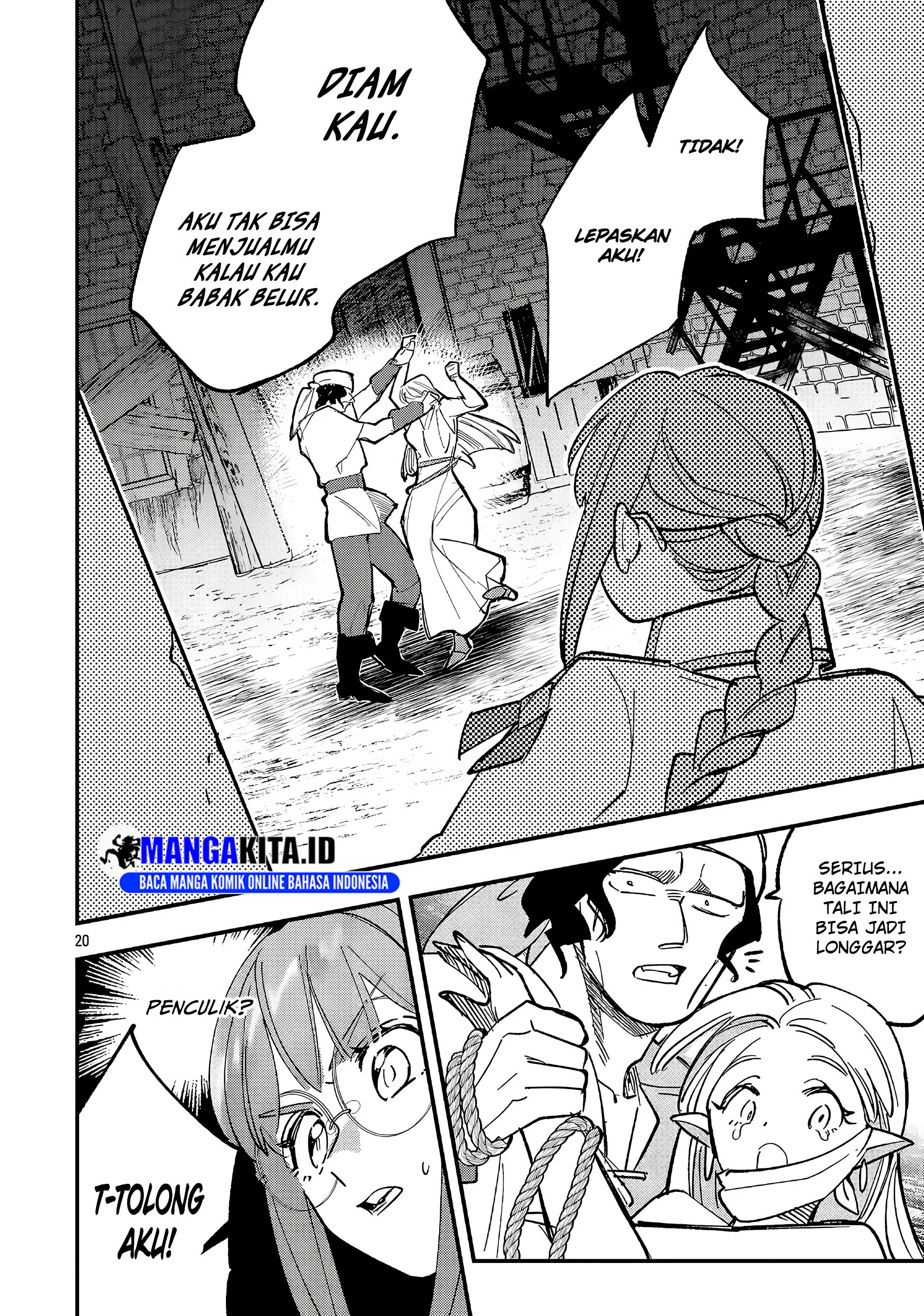Urenokori no Dorei Elf wo Hirotta no de, Musume ni suru Koto ni shita chapter 23 halaman 20