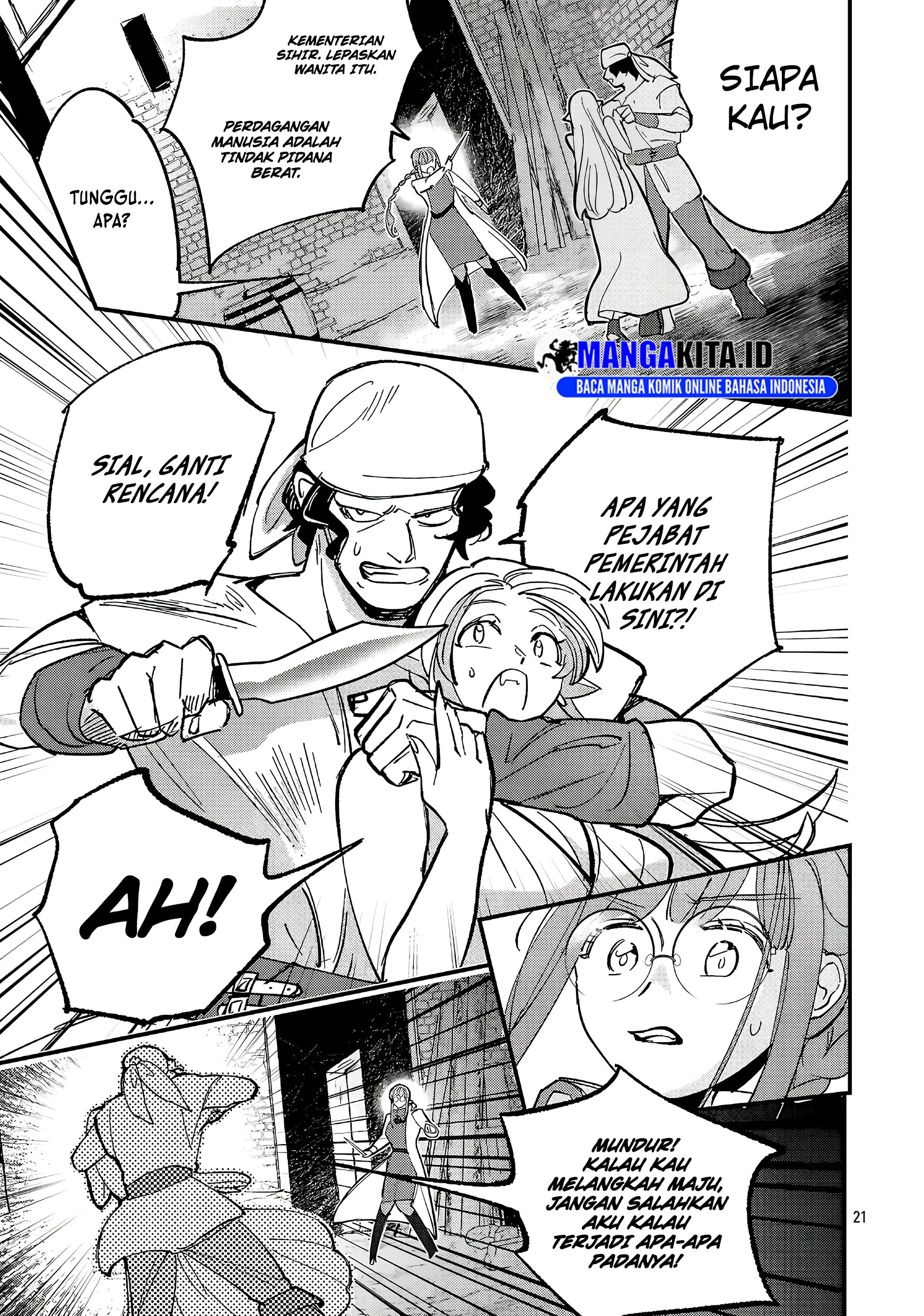 Urenokori no Dorei Elf wo Hirotta no de, Musume ni suru Koto ni shita chapter 23 halaman 21