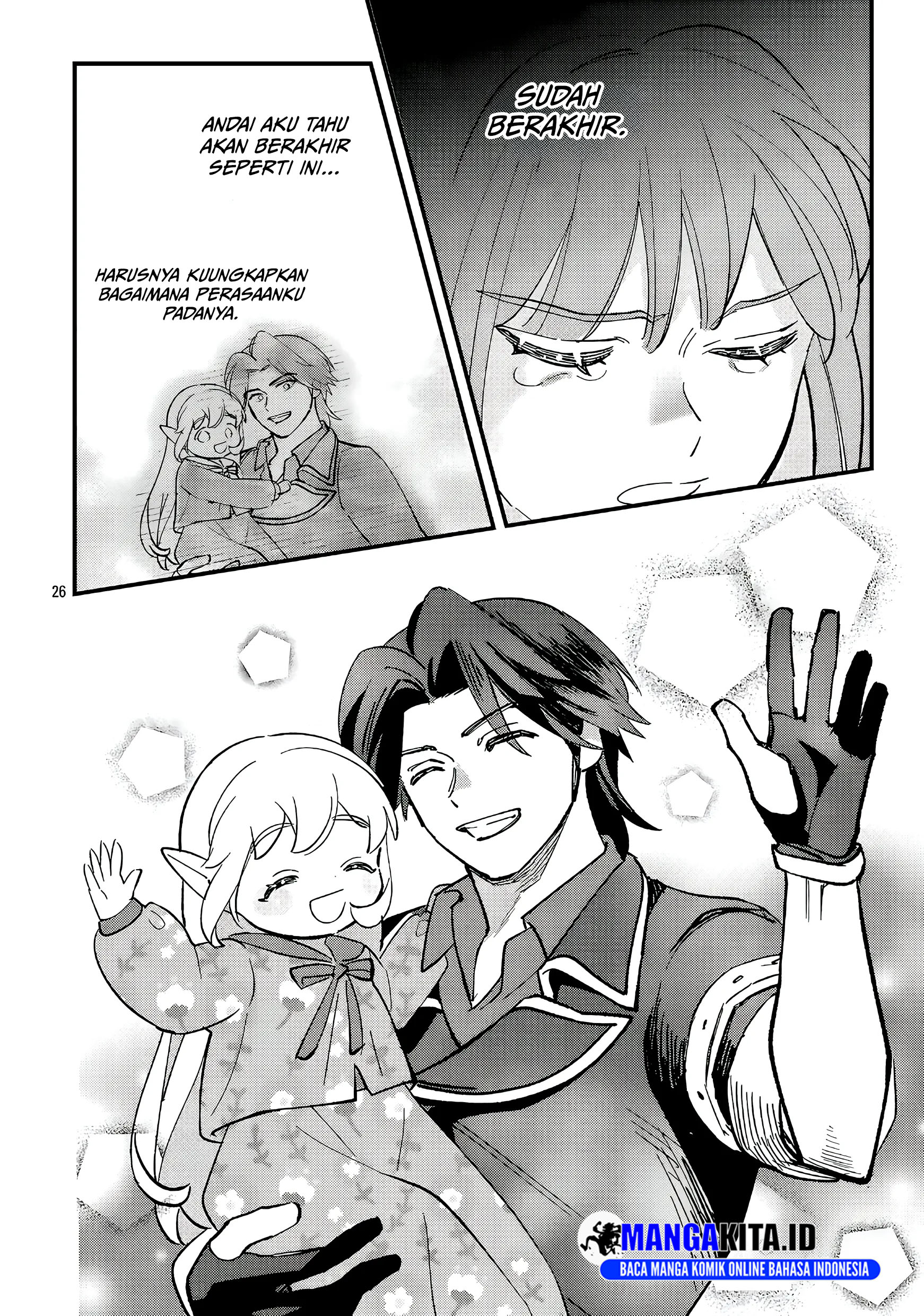 Urenokori no Dorei Elf wo Hirotta no de, Musume ni suru Koto ni shita chapter 23 halaman 26