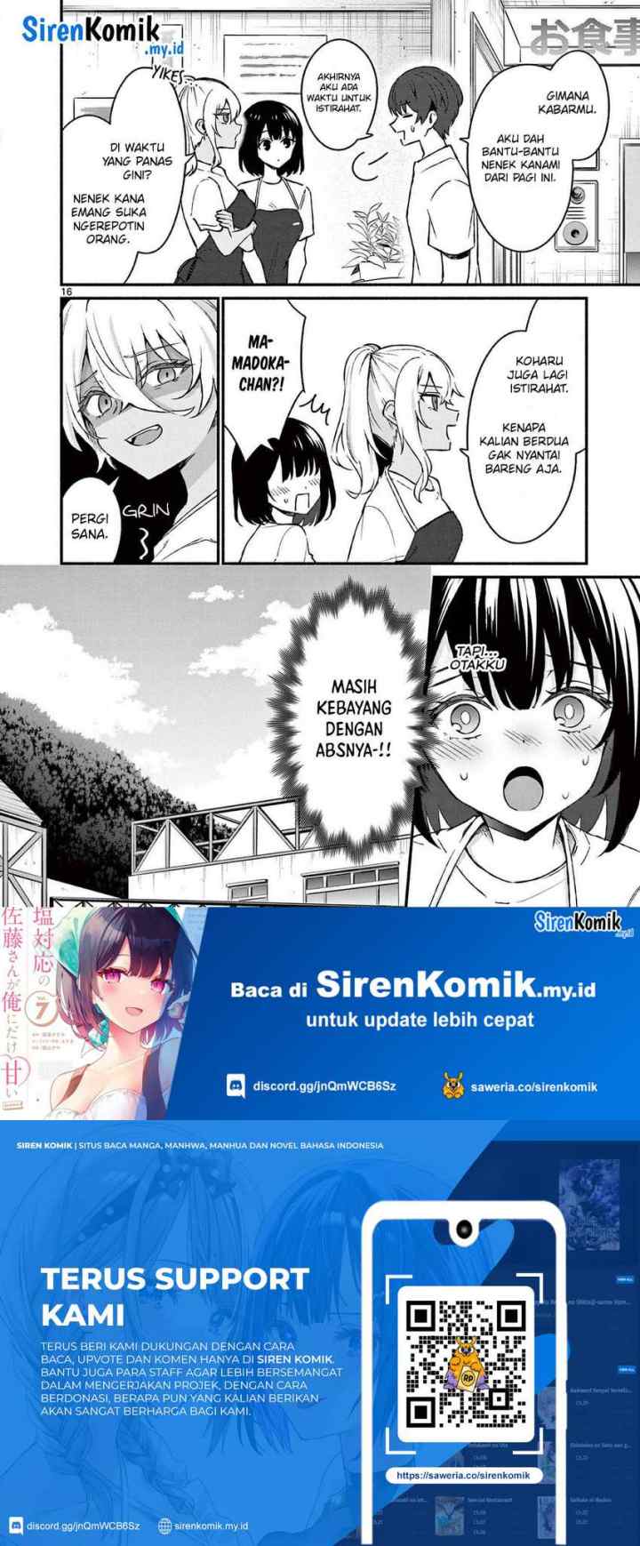 Shiotaiou no Sato-san ga Ore ni dake Amai chapter 37 halaman 9
