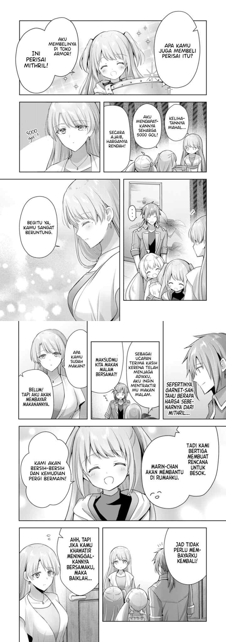 Uketsukejo ni Kokuhaku Shitakute Girudo ni Kayoitsumetara Eiyu ni Natteta chapter 10 halaman 12