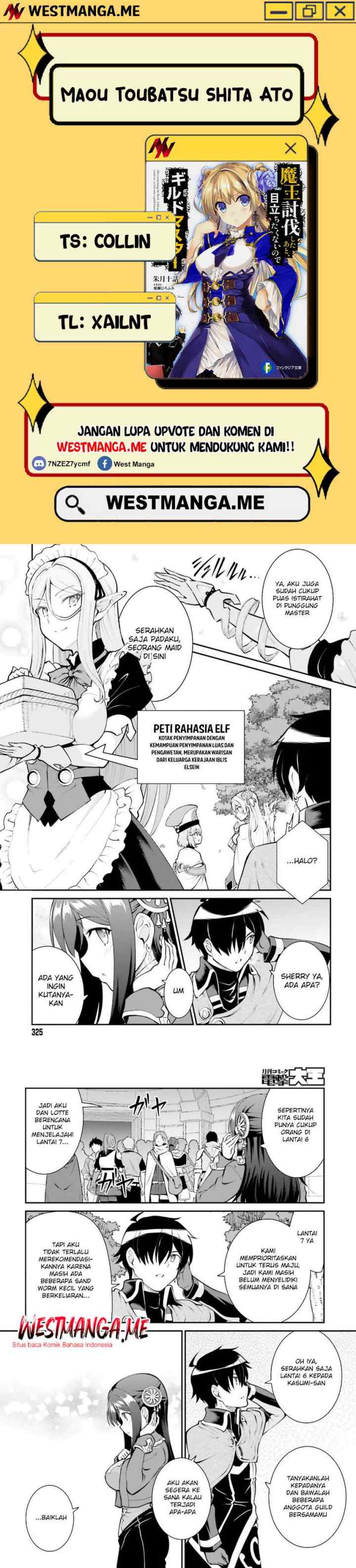 Maou Toubatsu Shita Ato, Medachitakunai node Guild Master ni Natta chapter 41 halaman 10