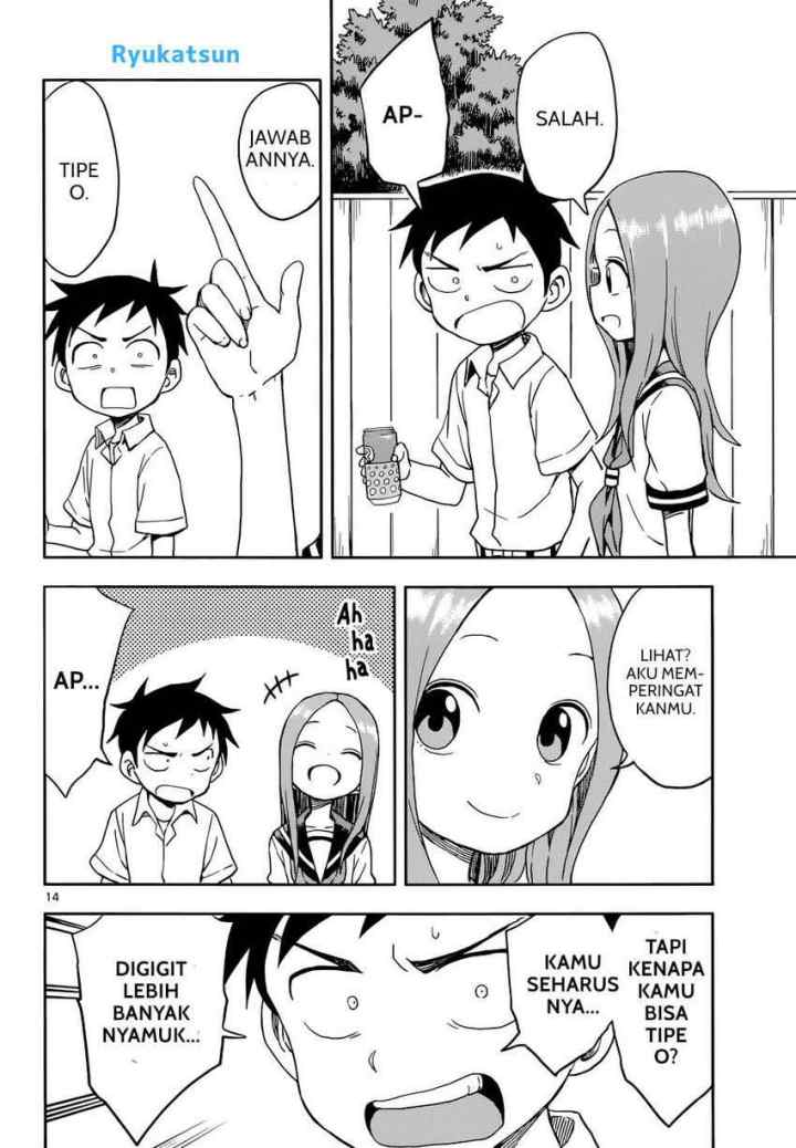 Karakai Jouzu no Takagi-san chapter 90 halaman 15