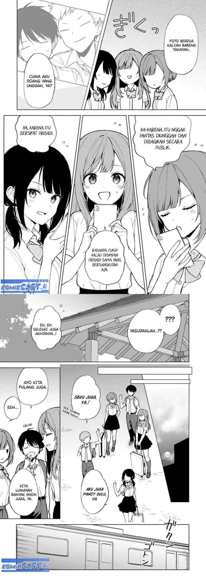 Chikan Saresou ni Natteiru S-kyuu Bishoujo wo Tasuketara Tonari no Seki no Osanajimi datta chapter 65 halaman 7
