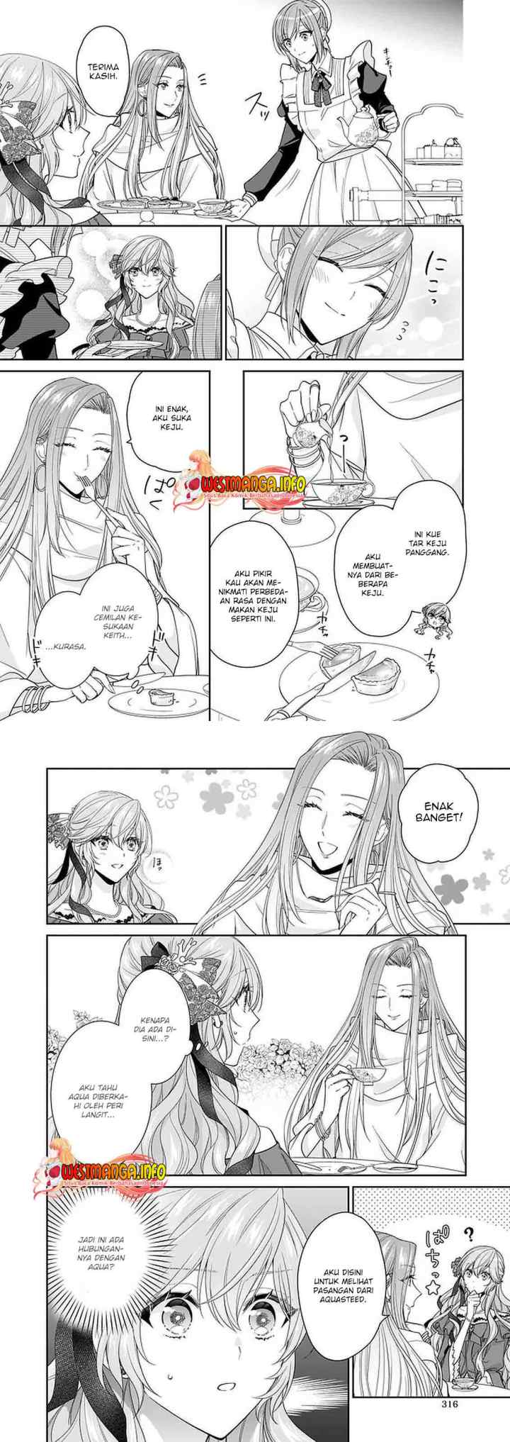 Akuyaku Reijou wa Ringoku no Outaishi ni Dekiai sareru chapter 28 halaman 4