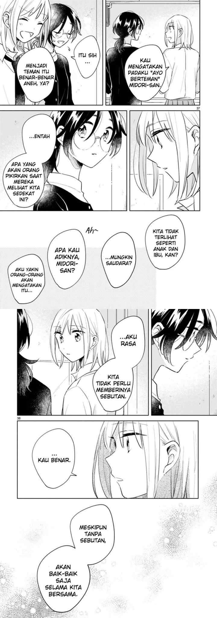 Haru to Midori chapter 13.2 halaman 10