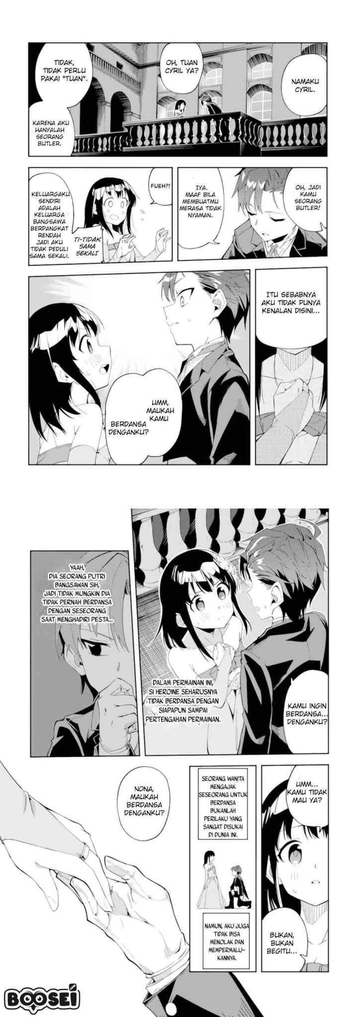 Akuyaku Reijou no Shitsuji-sama Hametsu Flag wa Ore ga Tsubusasete Itadakimasu chapter 1.2 halaman 4