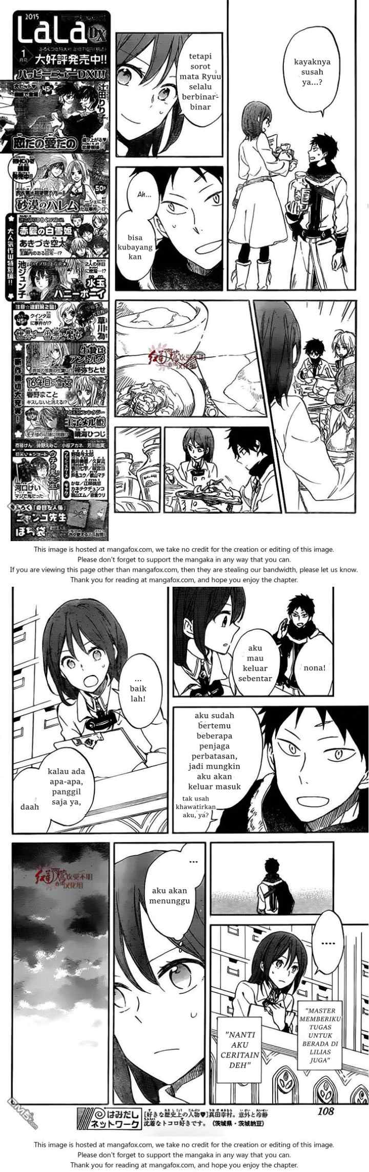 Akagami no Shirayukihime chapter 61 halaman 8