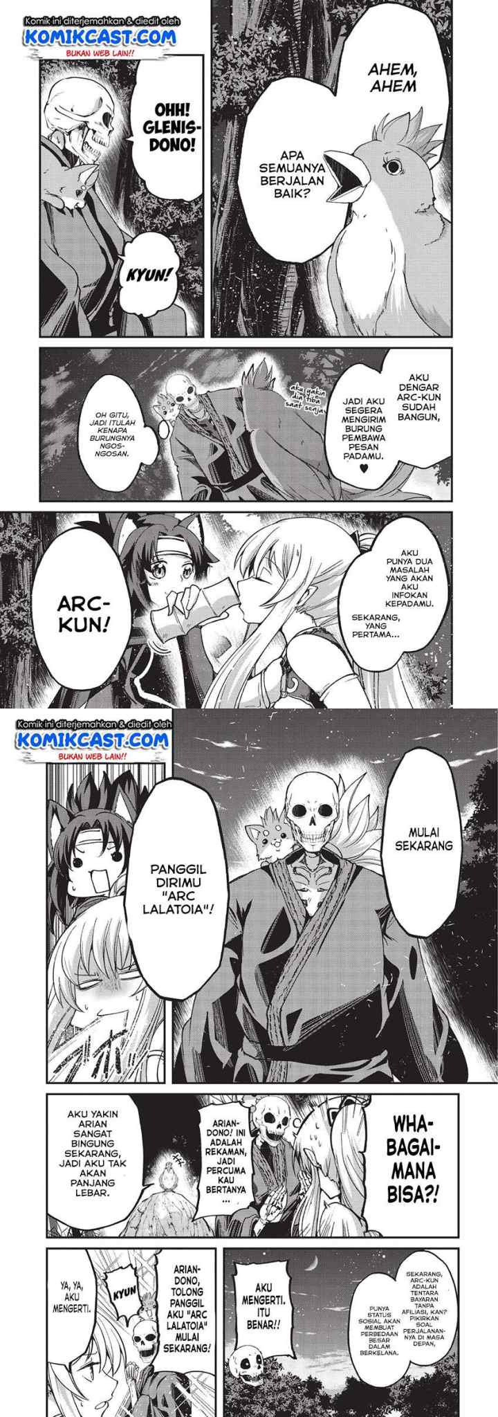 Gaikotsu Kishi-sama, Tadaima Isekai e Odekakechuu chapter 25 halaman 8