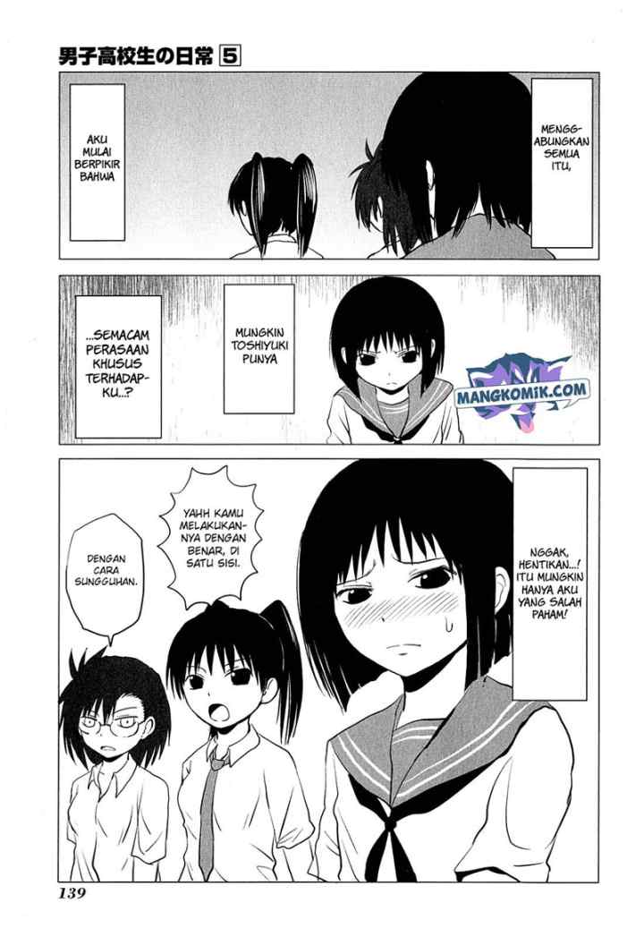 Danshi Koukousei no Nichijou chapter 81.15 halaman 5