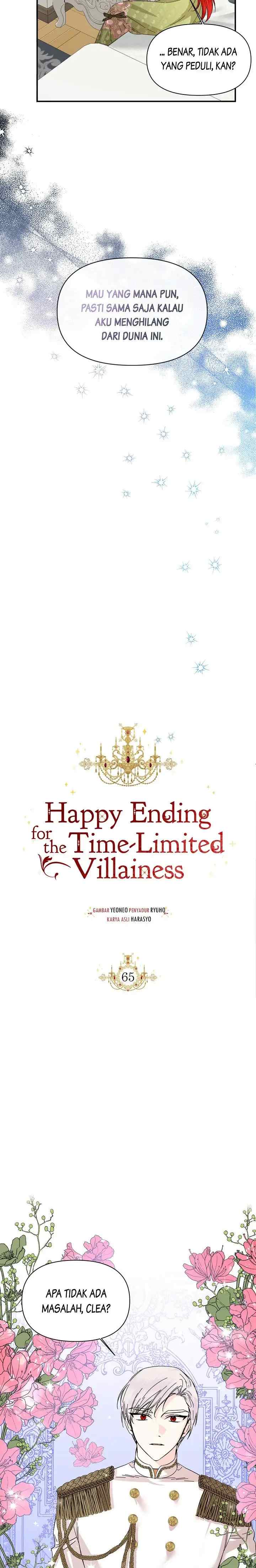 Happy Ending for the Time-Limited Villainess chapter 65 halaman 11