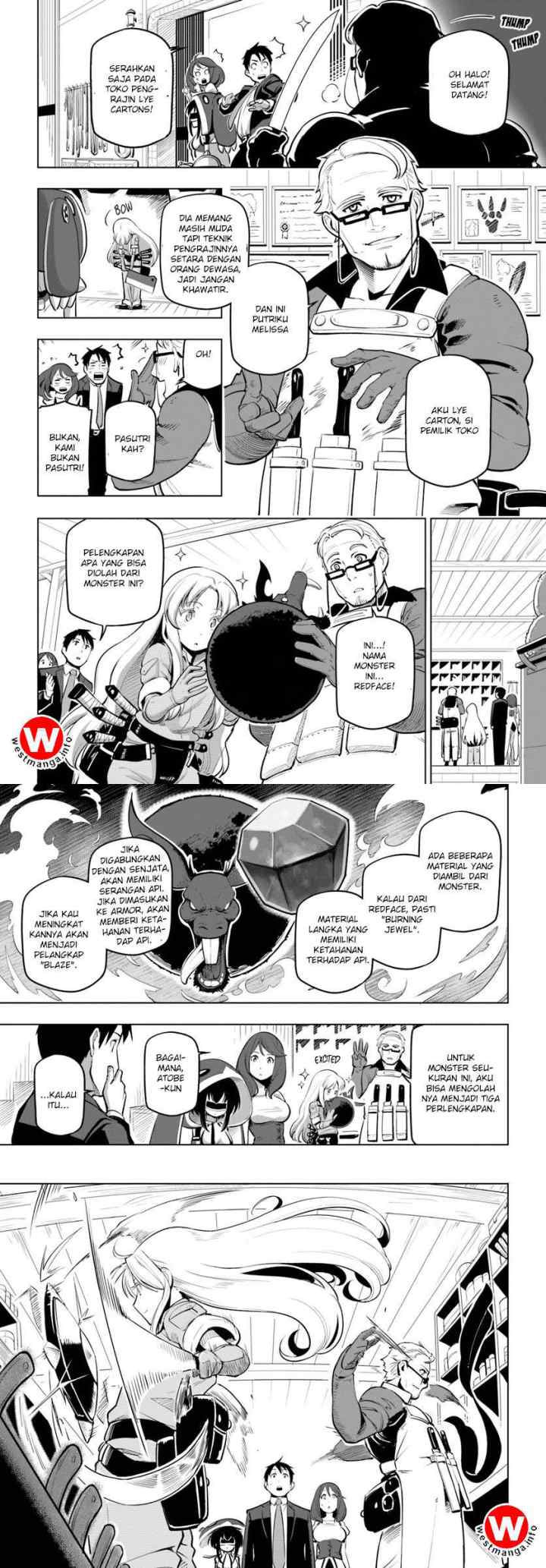 Sekai Saikyou no Kouei: Meikyuukoku no Shinjin Tansakusha chapter 6 halaman 4