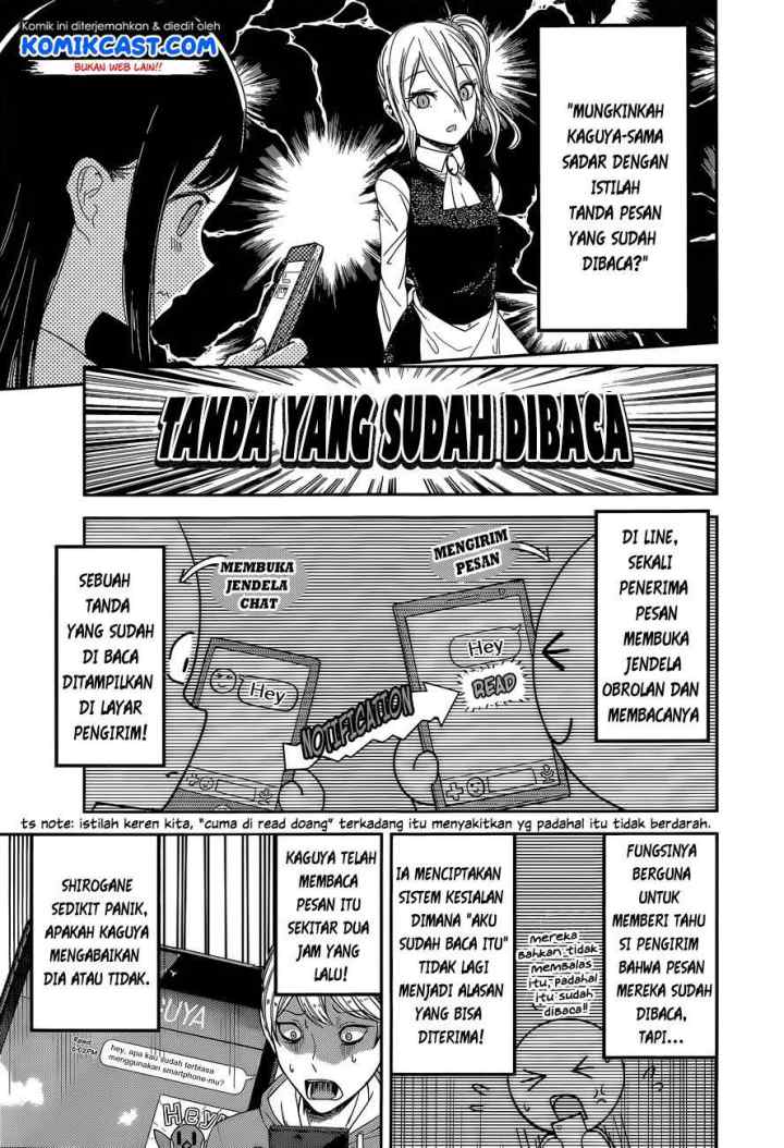 Kaguya-sama wa Kokurasetai: Tensai-tachi no Renai Zunousen chapter 102 halaman 4