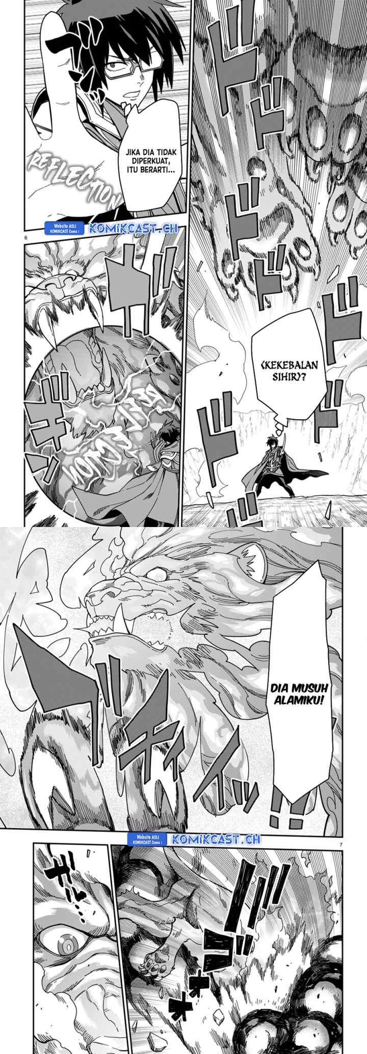 Konjiki no Moji Tsukai: Yuusha Yonin ni Makikomareta Unique Cheat chapter 93 halaman 4