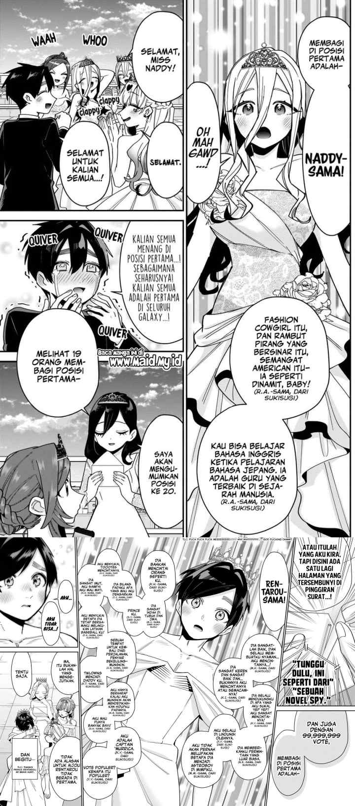 Kimi no Koto ga Dai Dai Dai Dai Daisuki na 100-ri no Kanojo chapter 100 halaman 11